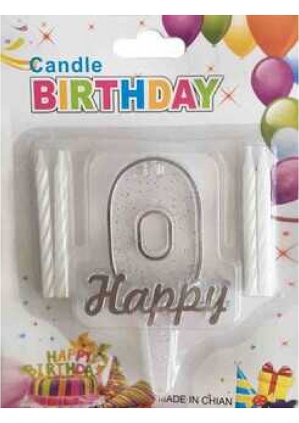 Mum 0 Yaş Happy Yazılı Gümüş Pk:1-1