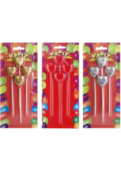 Mum Kalpli ve Çubuklu Gümüş Pk:4 fiyatları