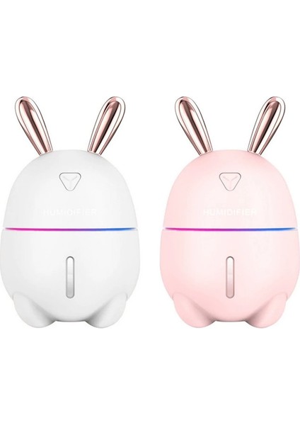 USB Şarjlı 300ML Sevimli Tavşan Mini Nemlendirici - Beyaz (Yurt Dışından) modelleri