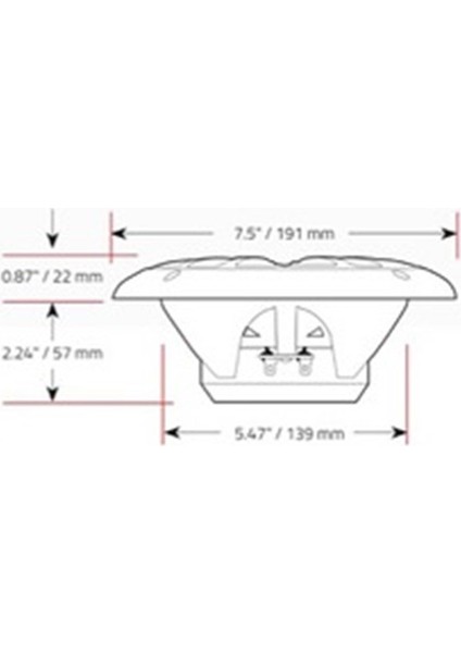 Boss Audio Systems MR6W Marin Hoparlör 165MM