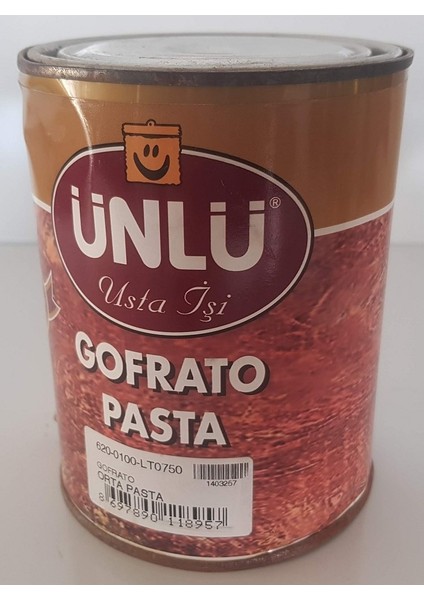 Ünlü Boya Gofrato Pasta Orta 1/1