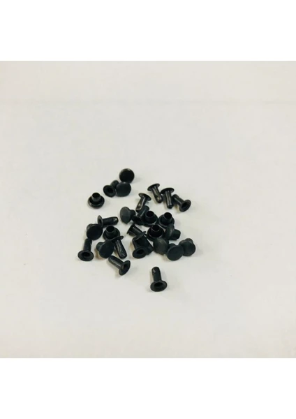 Perçin Rivet 00 No 4mm 50 Takım - Leathercraft Deri Hobi Ürünleri