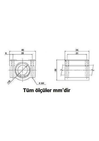 SCE10UU 10MM Lineer Rulman