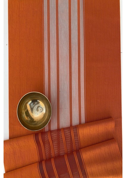 Kiremit Rengi Lazer Kesim Modern Runner