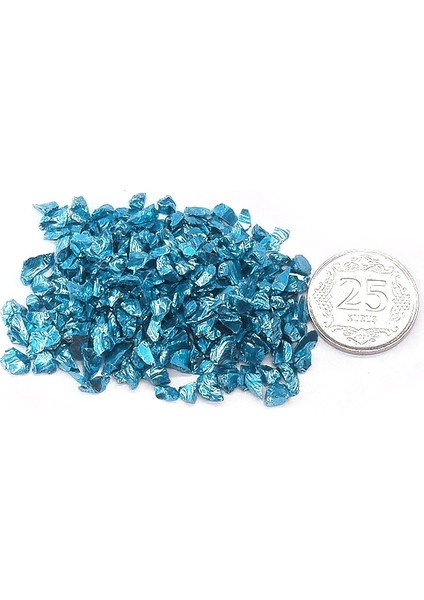 Büyük Cam Kırığı - Mavi - 50 gr fırsatları