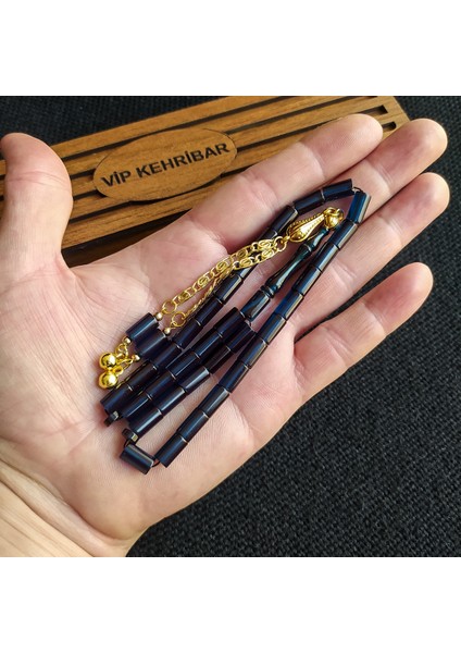 5,5X10 mm Kesme Ateşi Kehribar Tesbih Isme Özel Kişiselleştirilebilir Ahşap Kutulu Tespih fiyatları