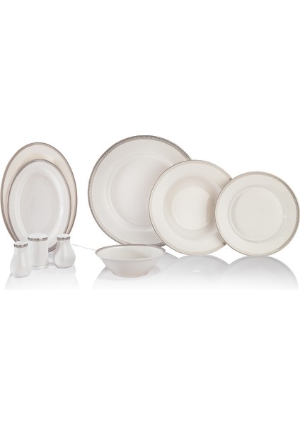 Mila Yemek Takımı-56 PARÇA-PLATIN01