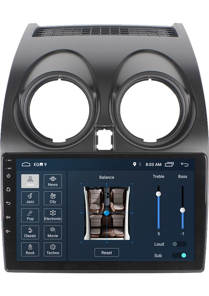 Nissan Navara Android Carplay Multimedya Ekran Teyp 2GB+32GB modelleri