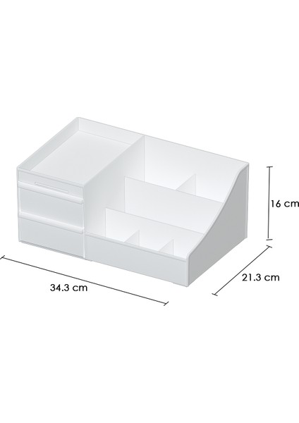 Safir Kozmetik Makyaj Takı Düzenleme Kutusu Organizer Set