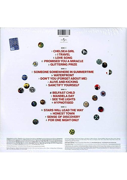 Group Simple Minds / 40: Best Of 1979-2019 ( 2lp) (Plak)