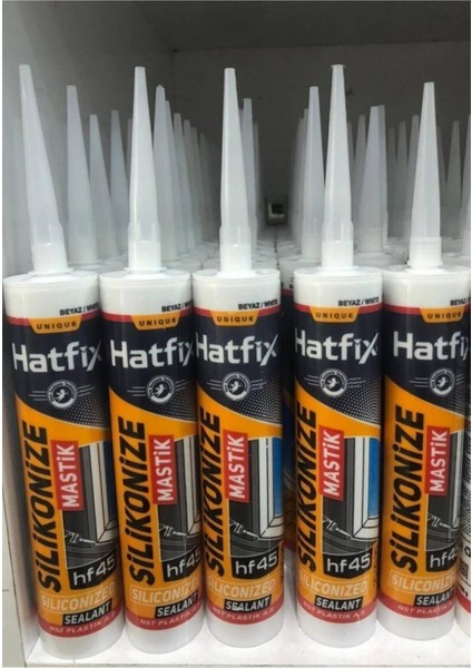 Hatfıx Silikonize Mastik 500 gr Beyaz