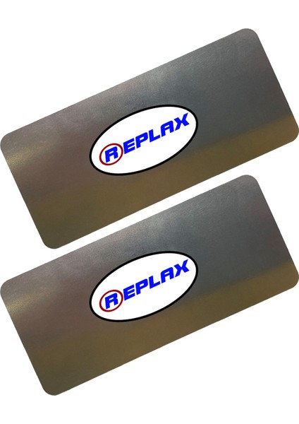 Rötuş Çeliği 4 cm x 9 cm Paslanmaz 2 Adet