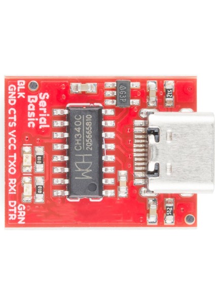 CH340C USB To Ttl Uart Modül Type C Seri Port Haberleşme Isp Ard