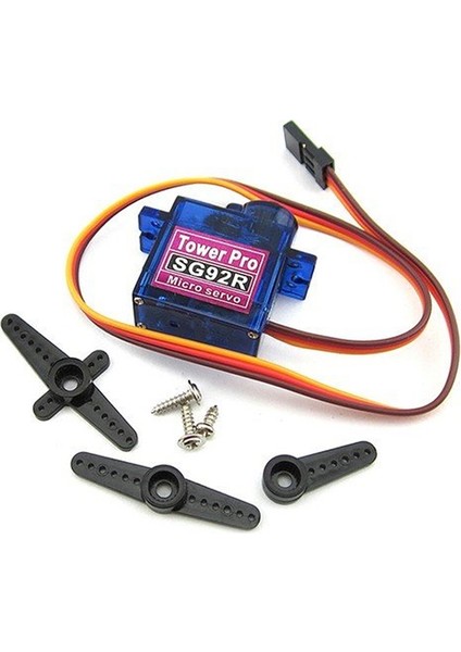 Tower Pro SG92R 12GR Micro Servo Motor 2.5kg 4,8V Plastik Dişli