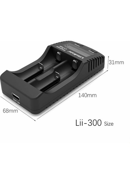 Liitokola LII-300 Pil Şarj Deşarj Kapasite Test Cihazı Powerbank indirimleri