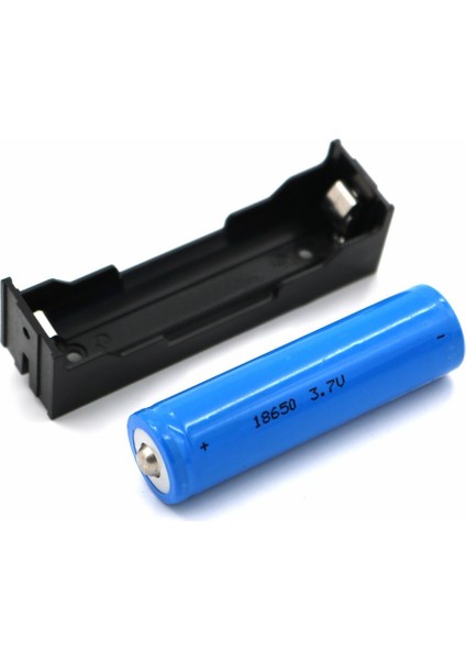 18650 Pcb Tip Pil Yuvası 1’li 3.7V Akü Şarj Powerbank Pil Tutucu