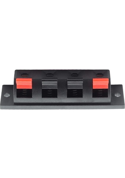 4lü Hoparlör Terminal Soketi Panel Montaj Tip Yaylı Speaker Ses