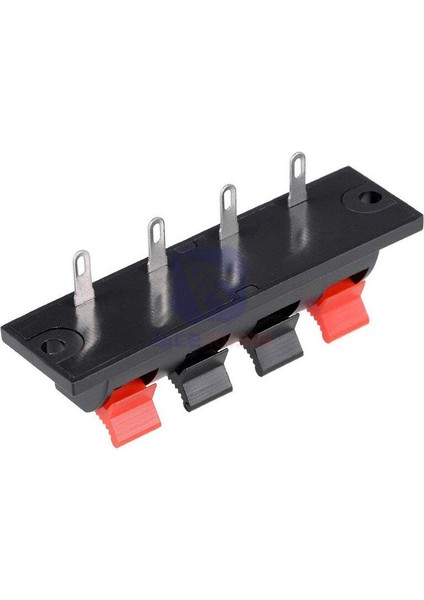 4lü Hoparlör Terminal Soketi Panel Montaj Tip Yaylı Speaker Ses