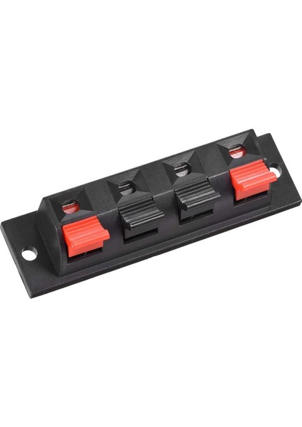 4lü Hoparlör Terminal Soketi Panel Montaj Tip Yaylı Speaker Ses