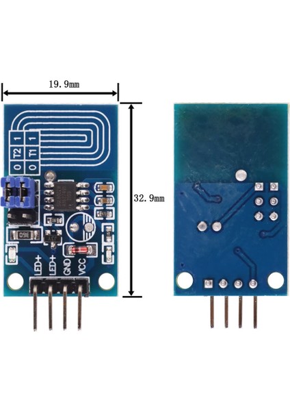 5V 0.5A Kapasitif Dokunmatik LED Dimmer Pwm Parlaklık Kontrol Anahtar