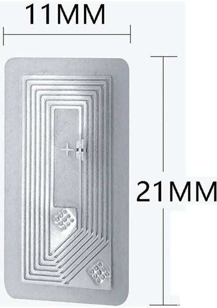 13.56 Mhz NTAG213 Nfc Rfid Etiket Transparan Manyetik Sticker Proximity Göstergeç