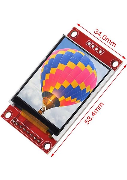 1.8 Inch LCD Tft Modül Qvga 128X160 Pixel 1.8” 8 Pin Spı Seri Ekran