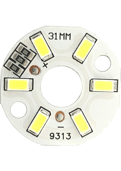 5730 5V 3W 32MM Beyaz LED Modül Aluminyum Pcb 6 LED Lamba Aydınlatma