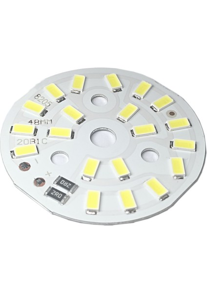 5730 5V 10W 48MM Beyaz LED Modül Aluminyum Pcb 20 LED Lamba Aydınlatma modelleri