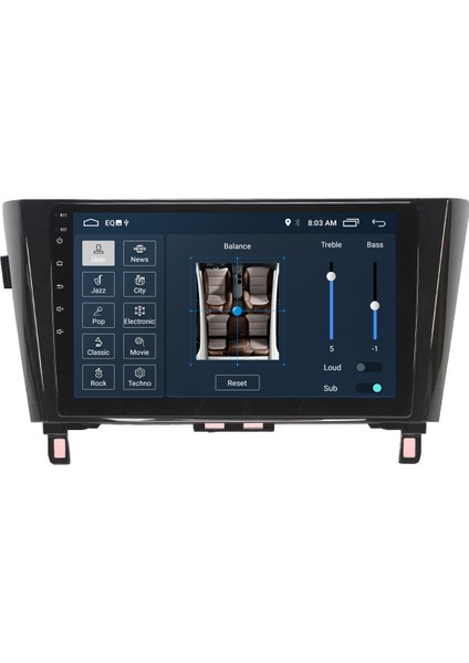 Nissan X-Trail Android Carplay Multimedya Ekran Teyp 2GB+32GB