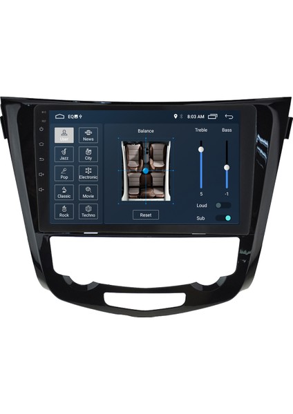 Nissan Qashqai Android Carplay Multimedya Ekran Teyp 2GB+32GB