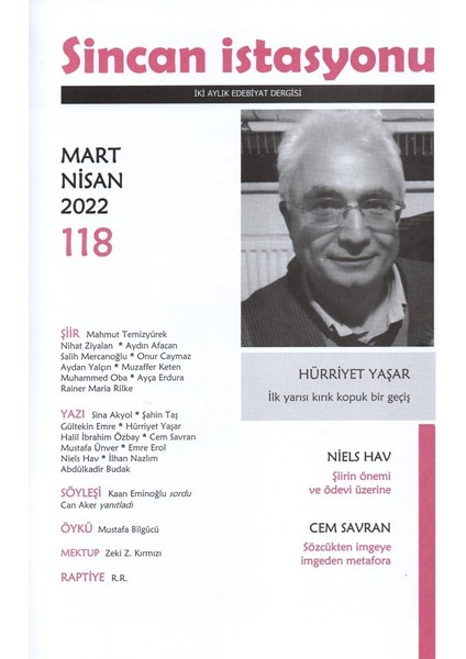 Sincan Istasyonu 118.SAYI Mart-Nisan 2022