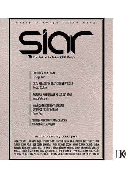 Şiar 38.sayı Ocak-Şubat 2022
