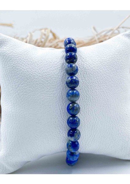 Lapis Lazuli Doğal Taş Bileklik 6 mm