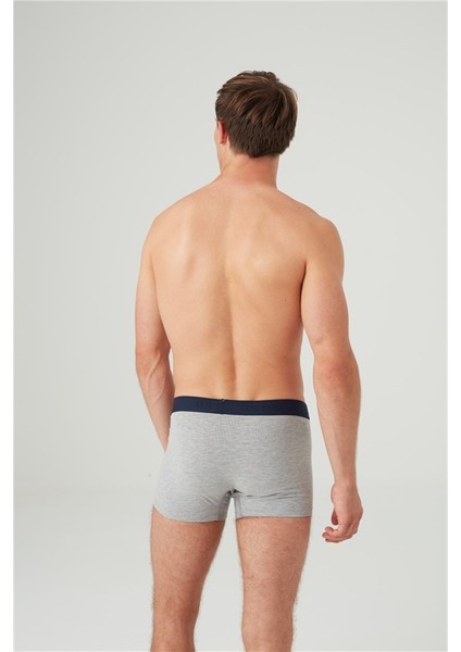 Erkek Gri Melanj 2'li Boxer 80358