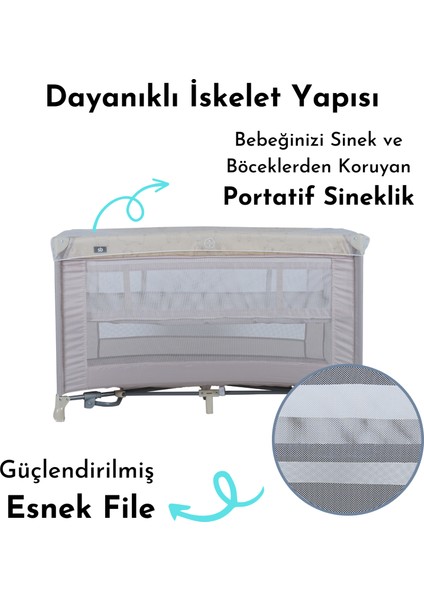 Seul Sallanabilir Ara Katlı 70*120 Oyun Parkı