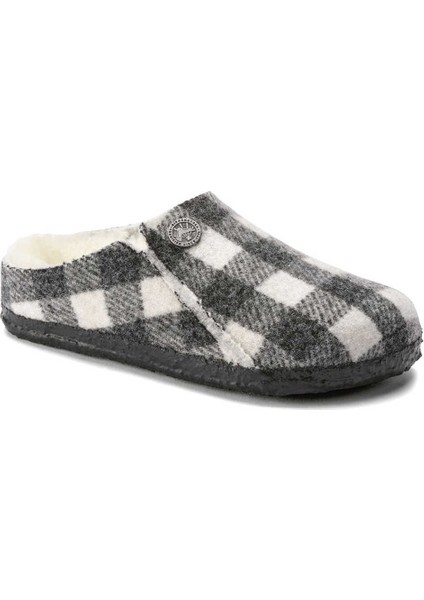 1020946 Zermatt Kids Fe Shearling Plaid Cocuk Terlik