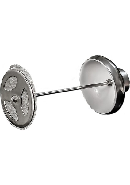 350 ml Metal Kulplu Cam French Press