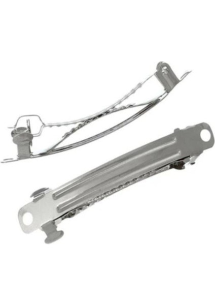 50 Adet 5 Cm Gümüş Renk Metal Otomatik Toka
