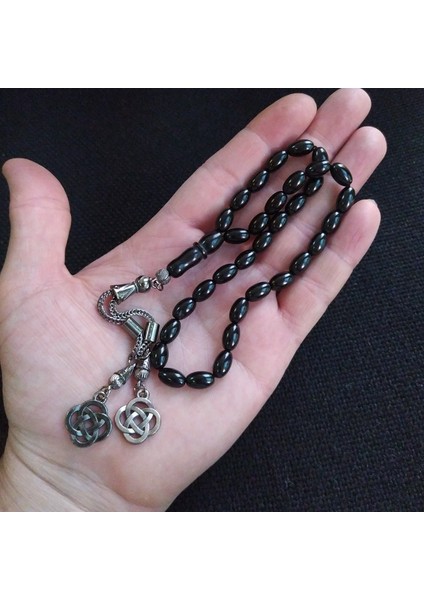 6X10 mm Beyzi Kesim Gürcü Oltusu Tesbih Ahşap Kutulu