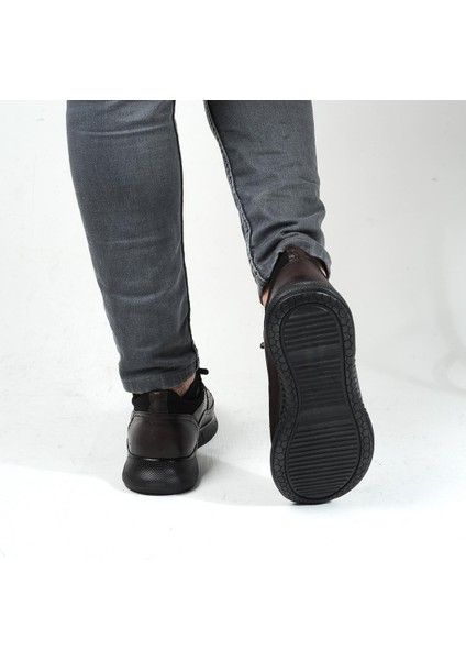 8351 Kahve Milano %100 Deri Erkek Casual Ayakkabı modelleri