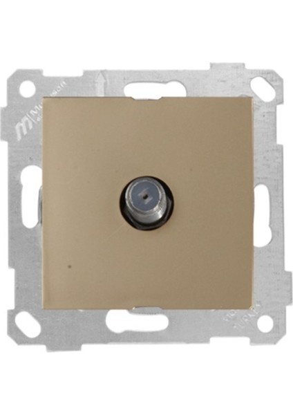 Rita A.altın Mek ve Tuş (Sat)F Dişi Tv Prizi (6 Adet)