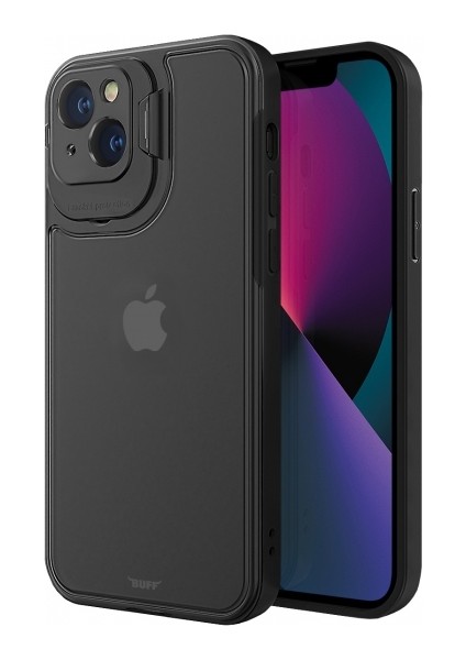 Buff iPhone 14 Hybrid Corner Kılıf Siyah