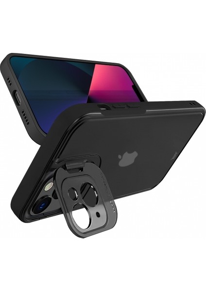 Buff iPhone 14 Hybrid Corner Kılıf Siyah