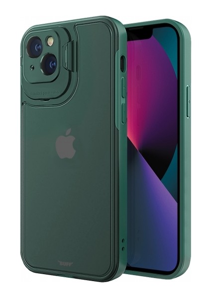 Buff iPhone 14 Hybrid Corner Kılıf Yeşil