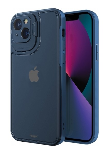 iPhone 14 Hybrid Corner Kılıf Mavi