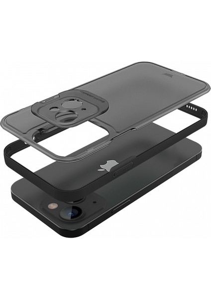 Buff iPhone 14 Plus Hybrid Corner Kılıf Siyah