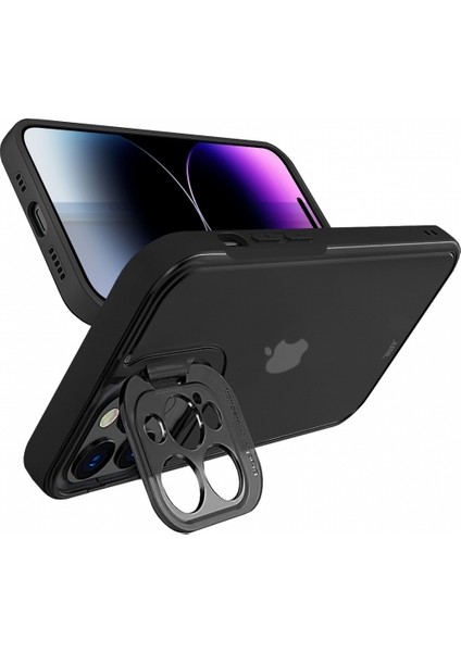 Buff iPhone 14 Pro Max Hybrid Corner Kılıf Siyah