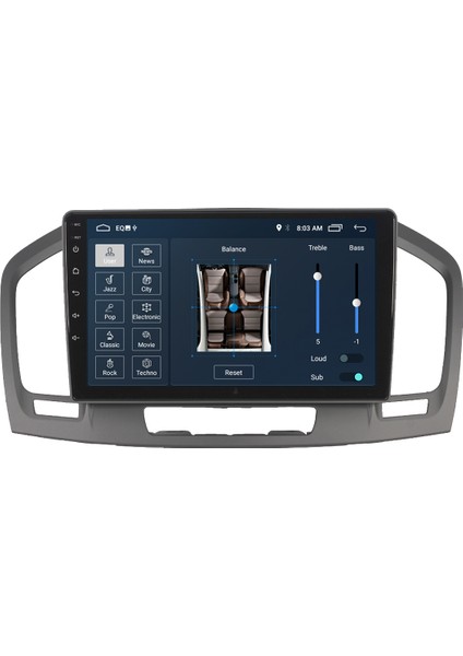 Opel Insıgnıa Android Carplay Multimedya Ekran Teyp 2GB+32GB