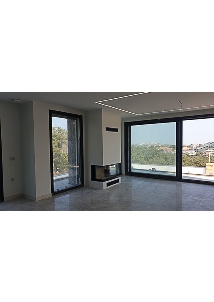 Crystal 90 Max 3 Tarafı Cam Şömine Haznesi