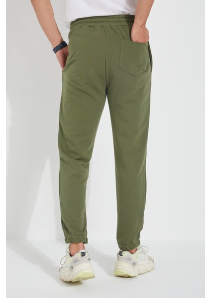 Erkek 3 Iplik Cepli Beli ve Paçası Lastikli Düz Eşofman Altı indirimleri